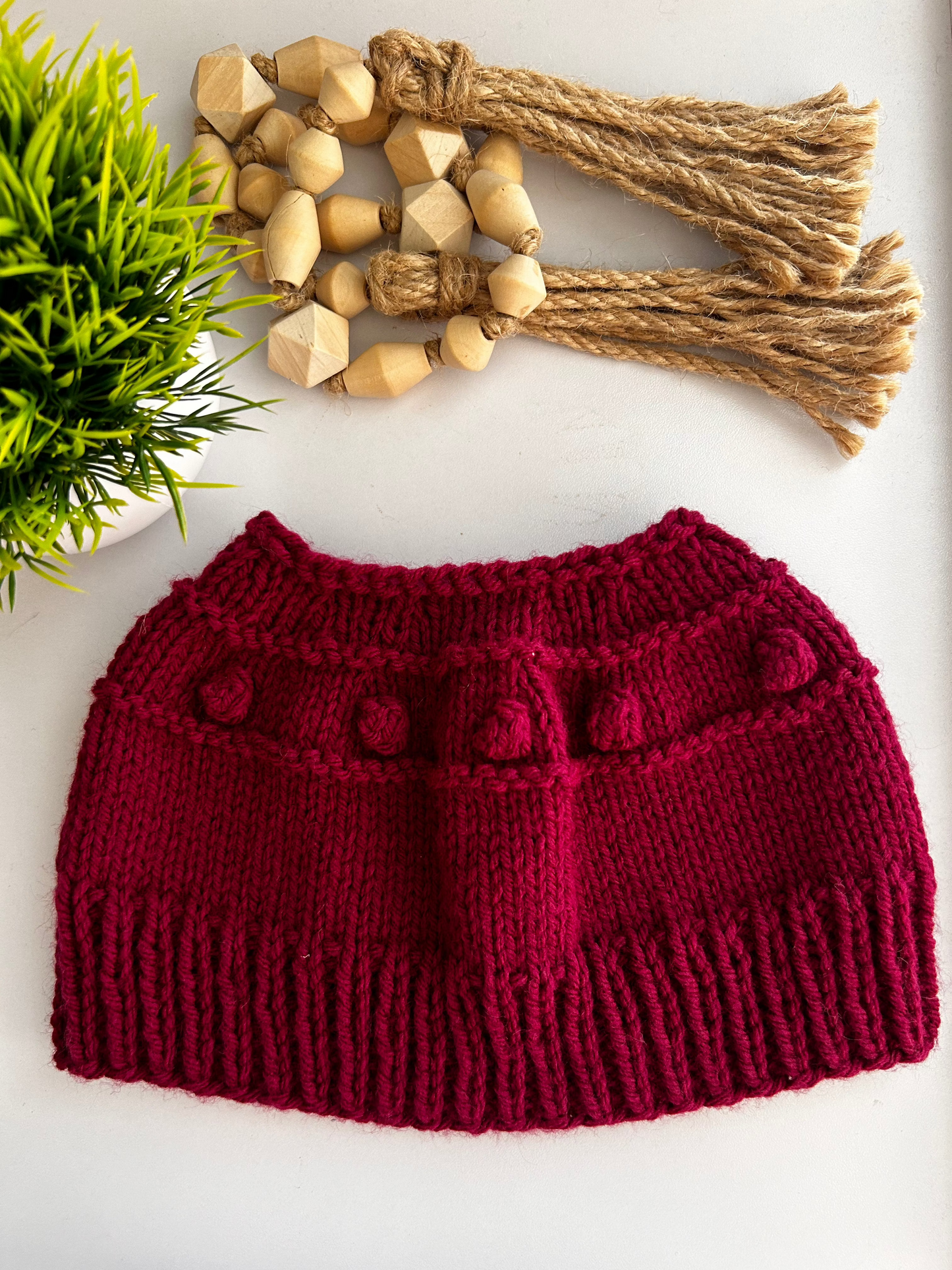 Knitting Pattern | Chic Bun Beanie