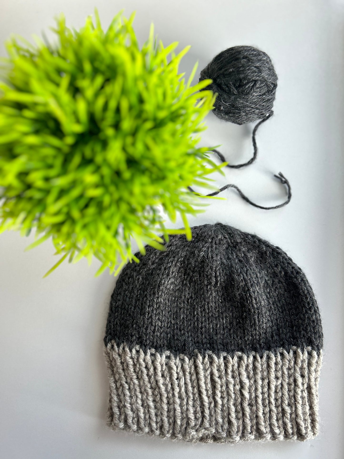 Baby Gray Shadow Beanie
